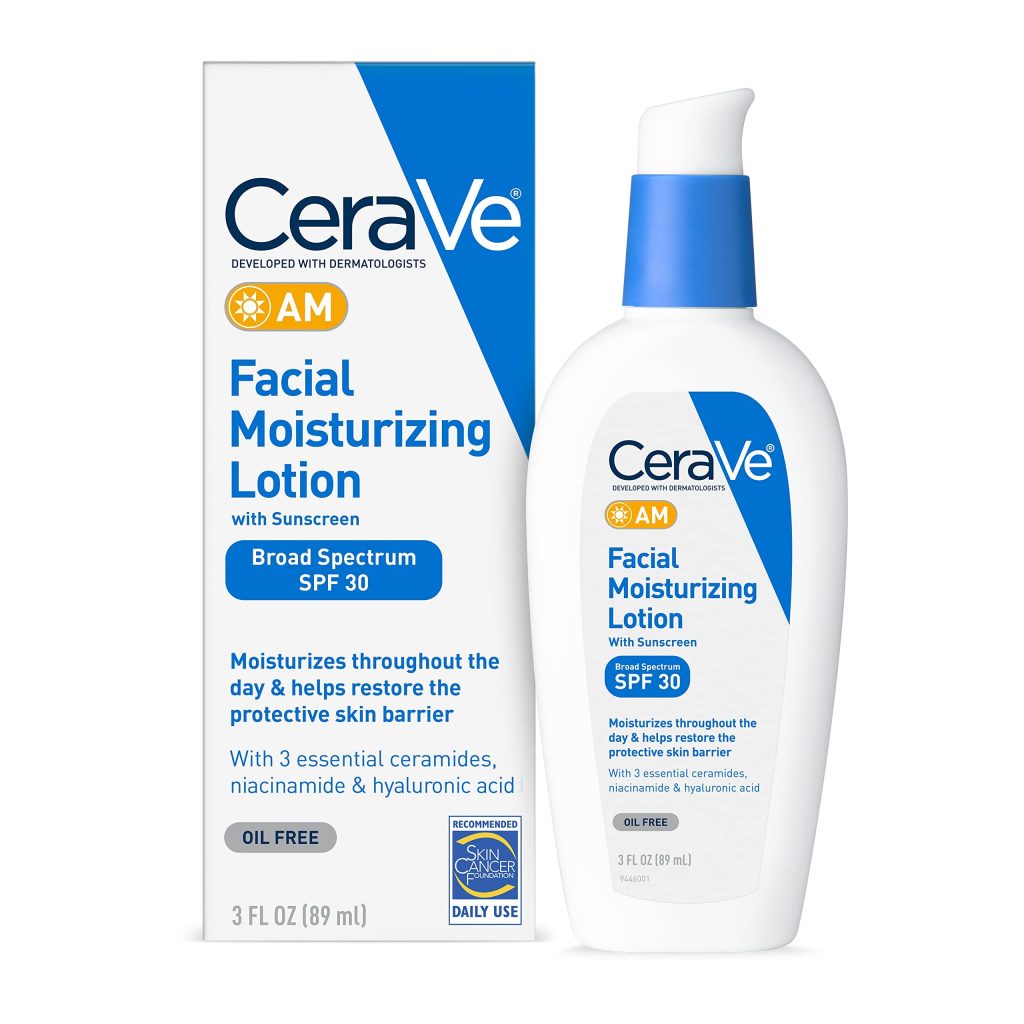 لوشن مرطب للوجه مع واقي شمس - Cerave facial daily moisturising lotion