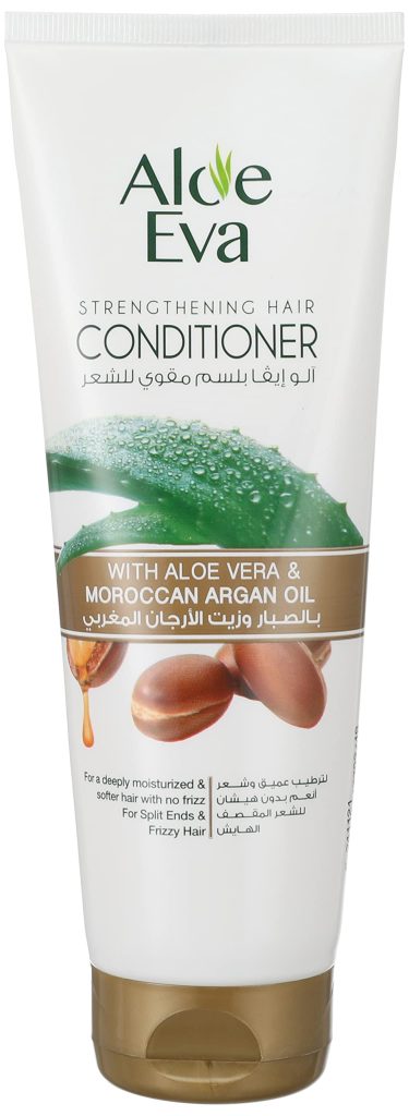 بلسم ألو إيفا بالصبار وزيت الأرجان المغربي Aloe Eva Conditioner With Aloe Vera & Moroccan Argan Oil