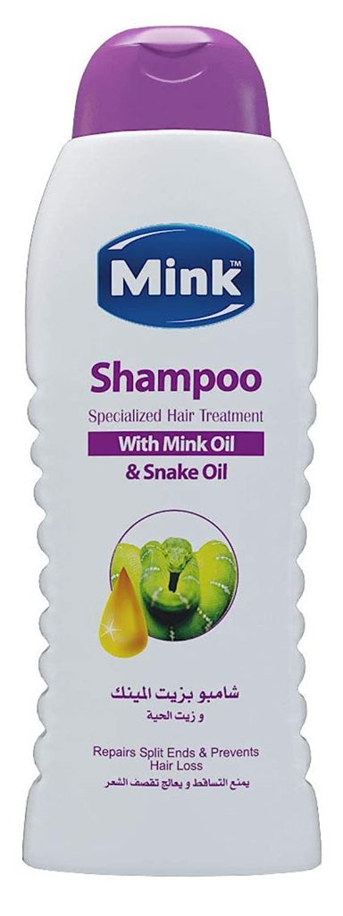 شامبو مينك بزيت الحية المينك للشعر المتقصف Mink Specialized Hair Treatment Shampoo